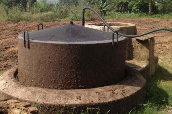 BIOGAS-PLANT